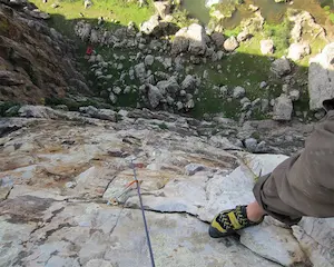 Our guides' climbing shoes